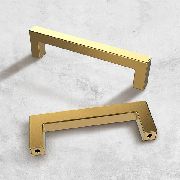 AvantGarde 10 Pack 3 Inch Brushed Gold Pulls Brass Kitchen